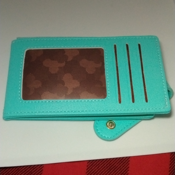 Lady wallet holds 9 cards 2 I'd holders  fits in front pocket perfect rifo pro - Picture 4 of 6